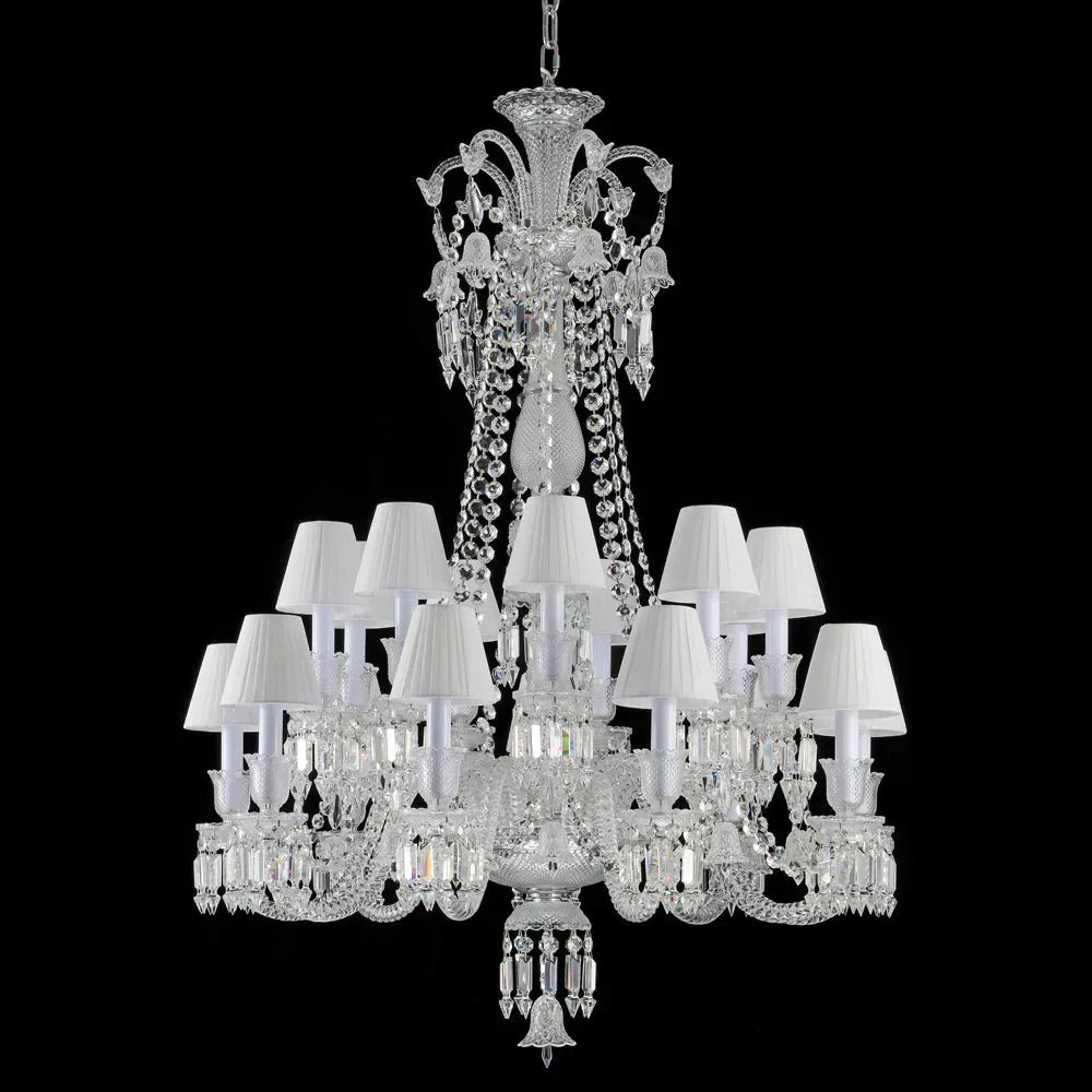 24 Light Lighting with Lampshades