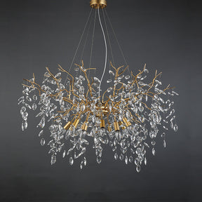 Aria Crystal Raindrop Branch Chandelier