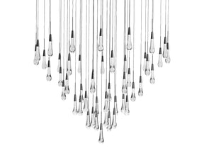 Soltaire Round Chandelier 58"W