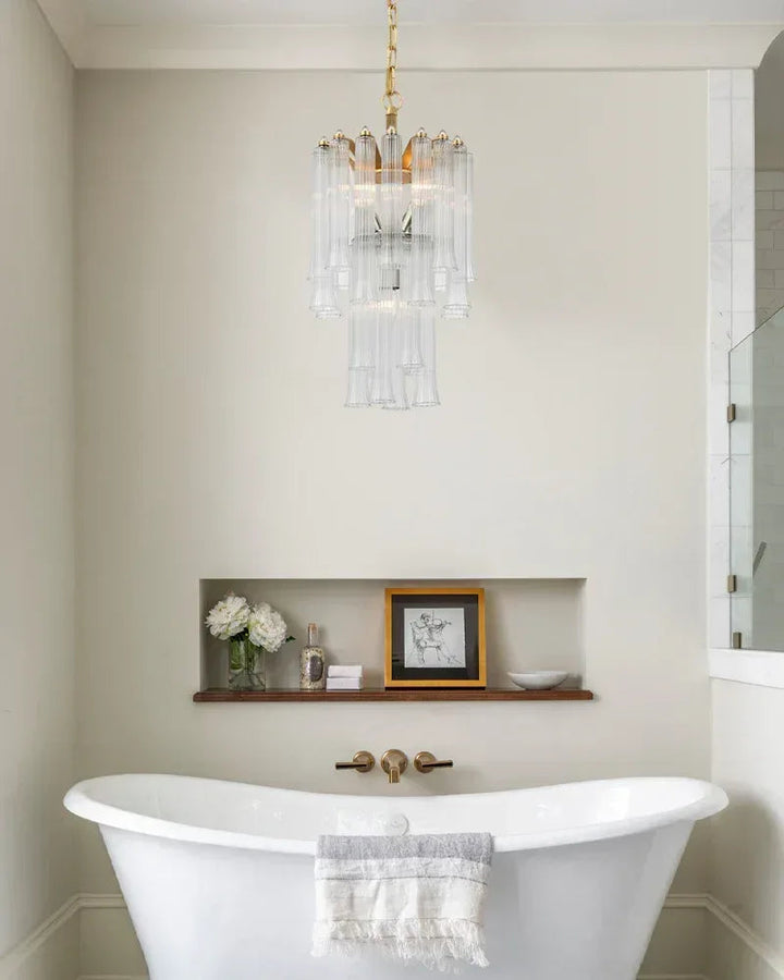 9 Light 20" Wide LED Lorelei Round Tiered Chandelier in Black Chain use for dining room American chandelier