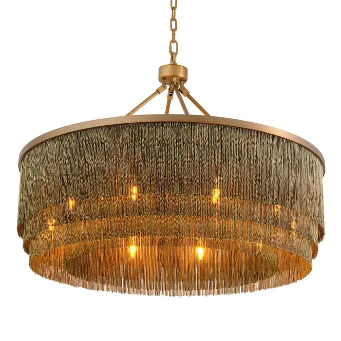 AR Chandelier Tissot L - Antique Brass Finish