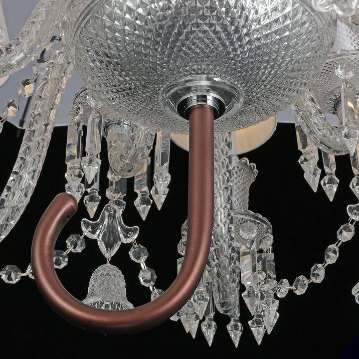 12 Lights Crystal Lighting with Umbrella - Arialamps