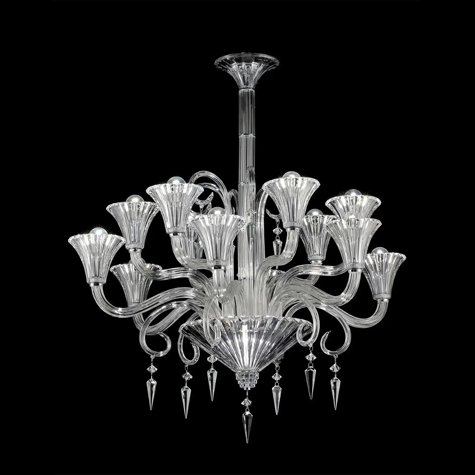 12 Lights Crystal Lighting - Arialamps