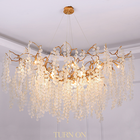 Aria Ursa Branch Crystal Dining Room Chandelier