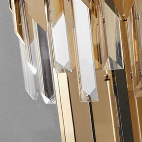 Aria April Gold Plated Crystal Wall Sconce