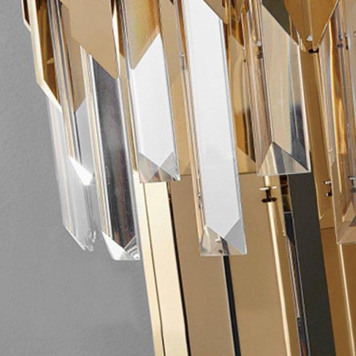 Aria April Gold Plated Crystal Wall Sconce