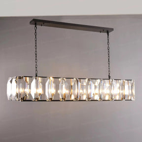 Harlew Multi Crystal Rectangular Chandelier