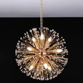 Aria Modern Crystal Globe Satellite Chandelier Light