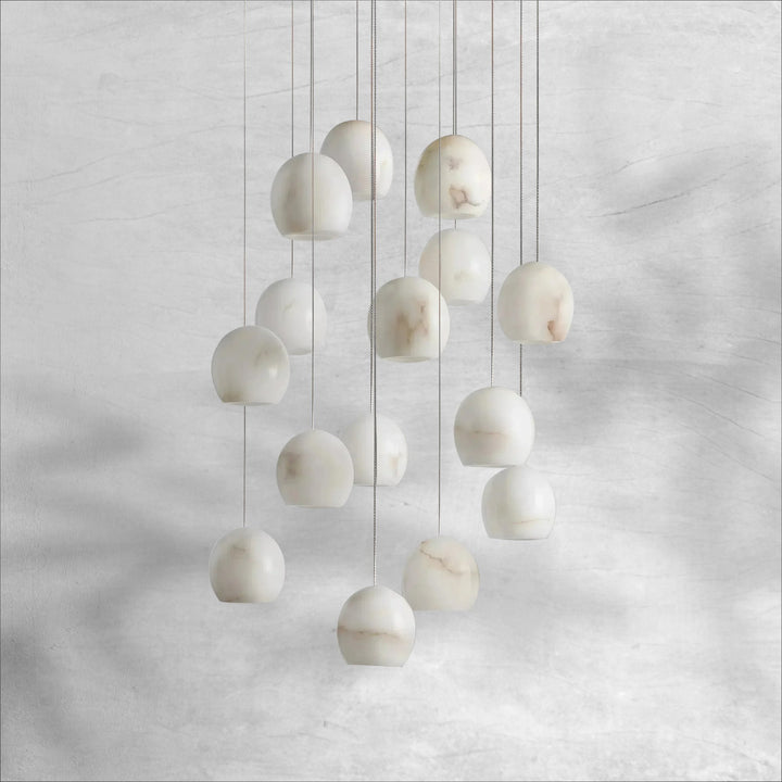 Maeva Round Chandelier 3/7/15/36 Light - Arialamps