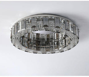 Aria Lancianoy  Crystal Chandelier Flush Mount