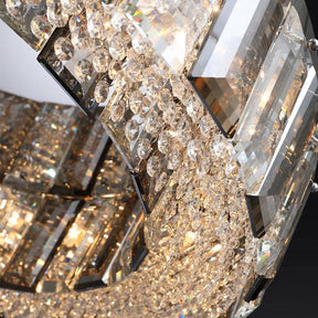 Aria Lancianoy  Crystal Chandelier Flush Mount