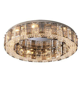 Aria Lancianoy  Crystal Chandelier Flush Mount