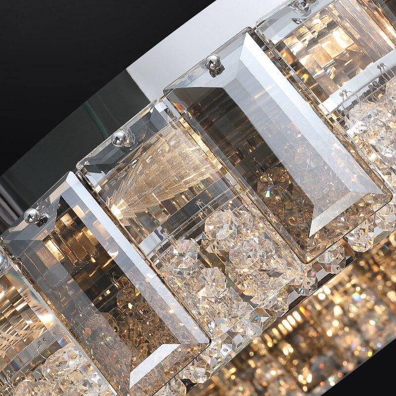 Aria Lancianoy  Crystal Chandelier Flush Mount