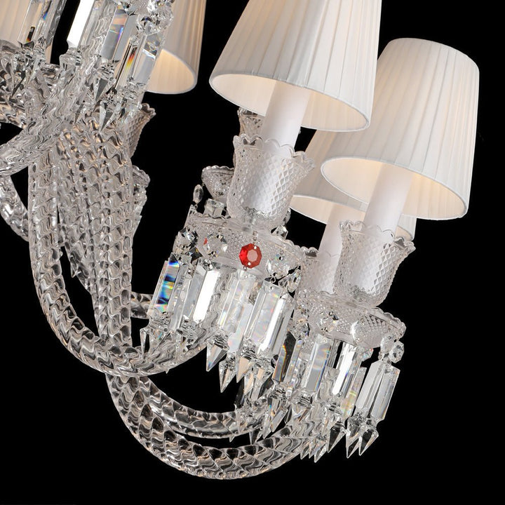 16 Lights Oval Lighting with Lampshades - Arialamps