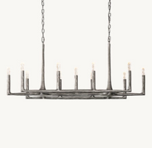 Avarital Forged Linear Chandelier 54" 72" 96" & Pendant