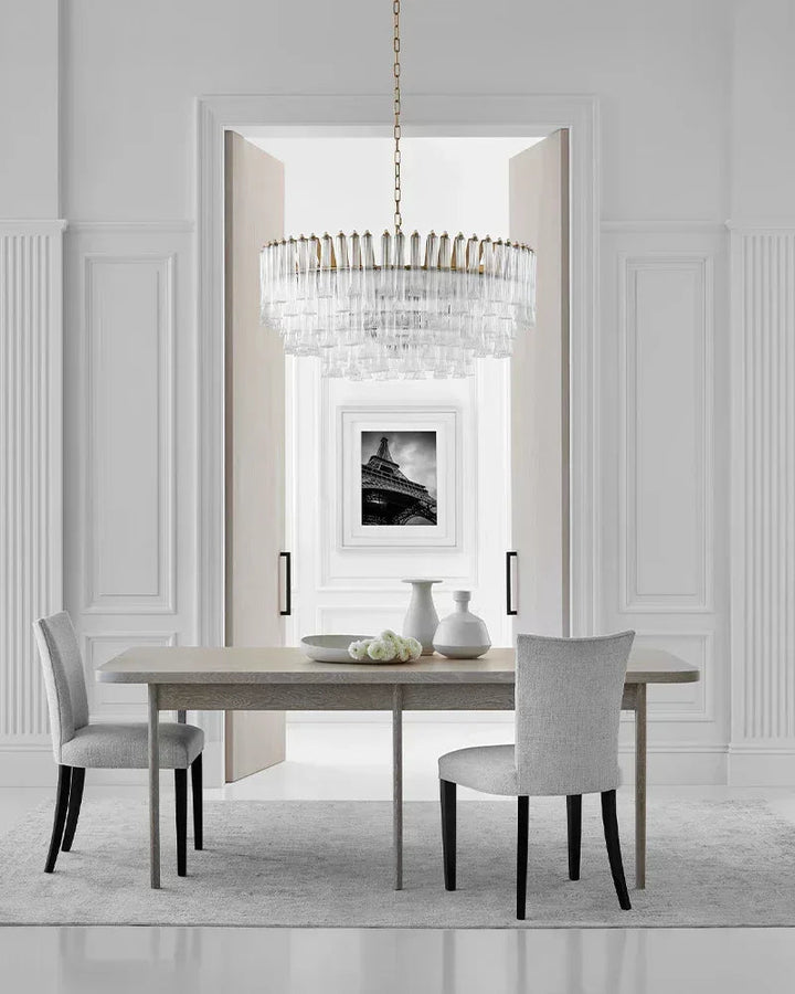 9 Light 20" Wide LED Lorelei Round Tiered Chandelier in Black Chain use for dining room American chandelier