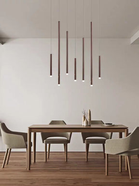 Bellini Square Tubular Pendant Light Chandelier