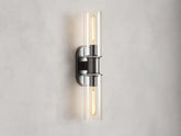 Harlin 2-Light Wall Sconce in Clear