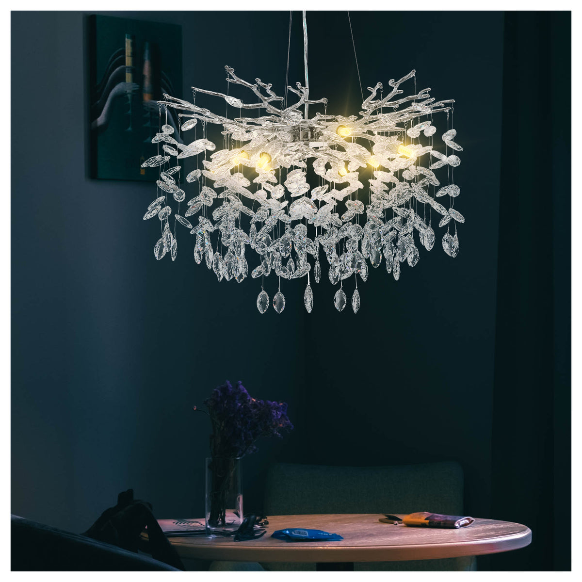 Novant Modern Crystal Chandelier