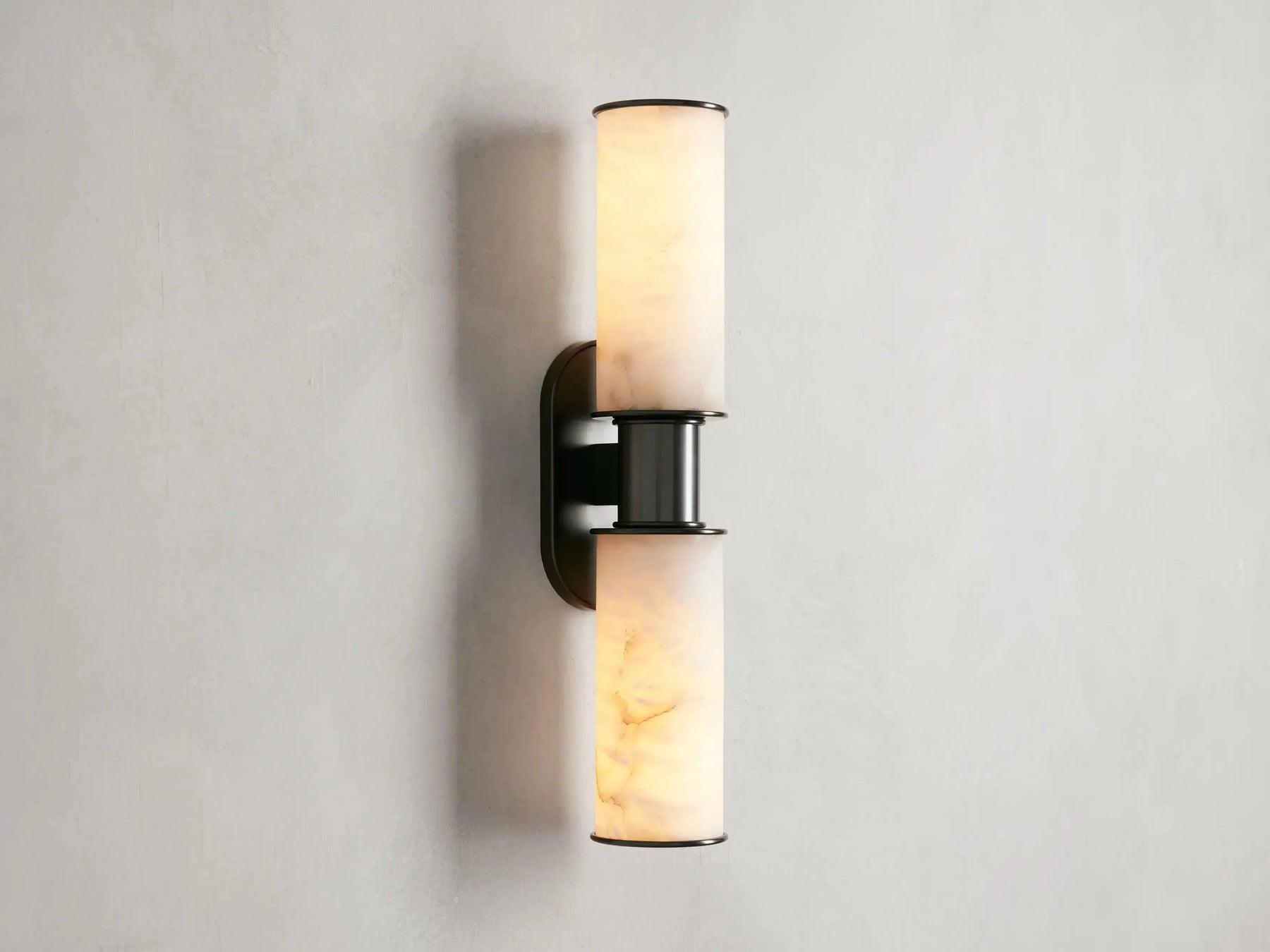 Harlin 2-Light Wall Sconce in Alabaster