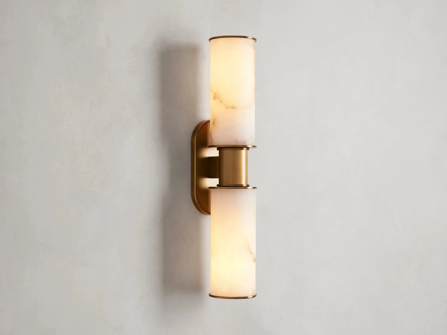 Harlin 2-Light Wall Sconce in Alabaster