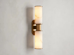 Harlin 2-Light Wall Sconce in Alabaster