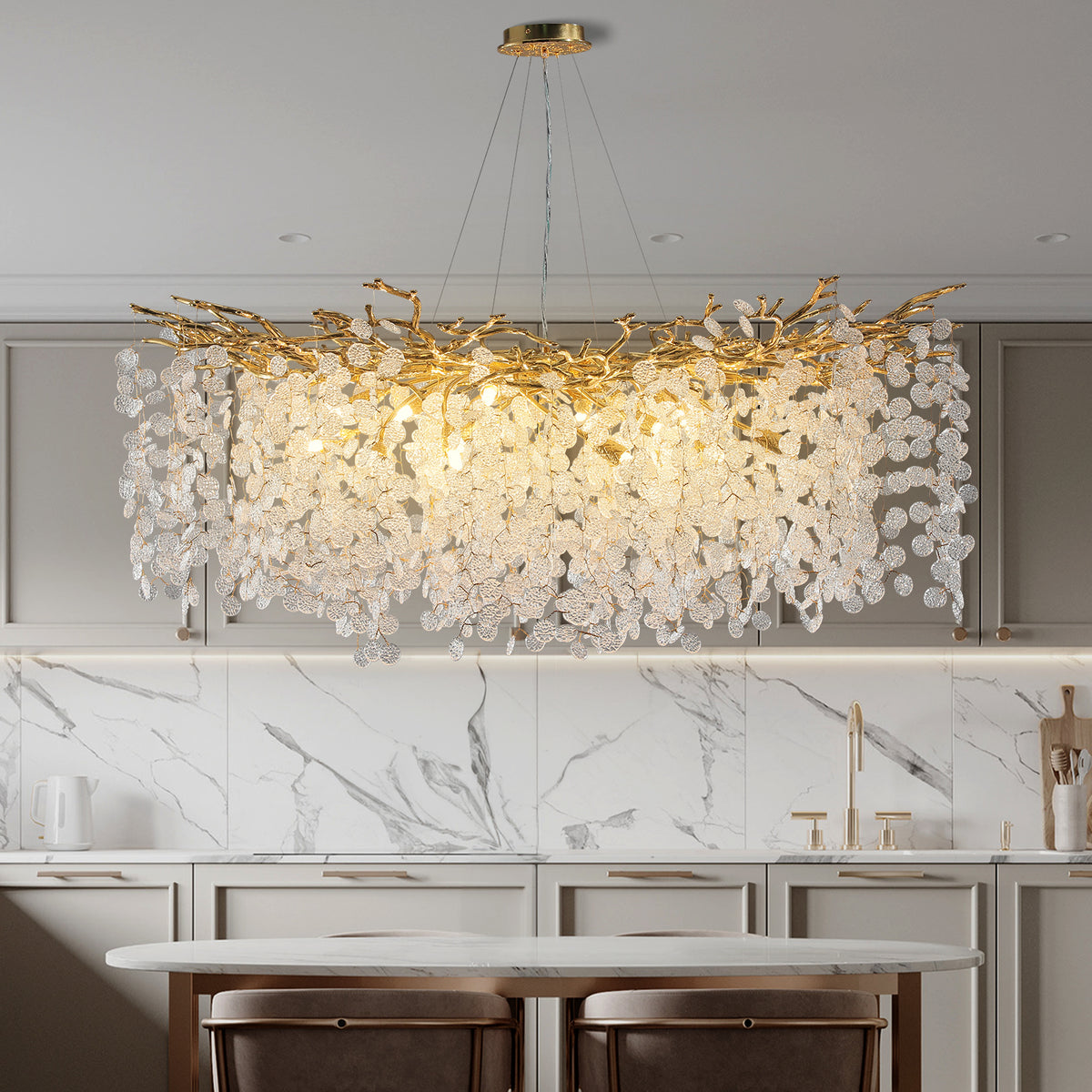 Andrix Tree Branch Crystal Chandelier