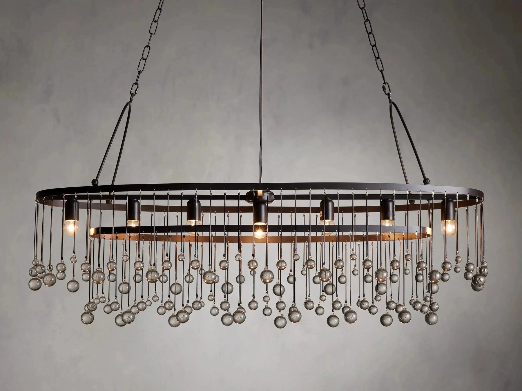 Aubrey 7 Light Oval Chandelier