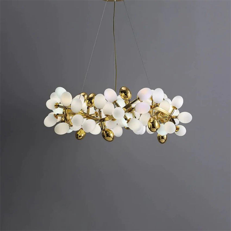 Aria Niall Grape Shape Round Chandelier for Dinning