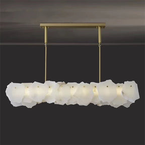 Aria Modern August Marble Linear Chandelier