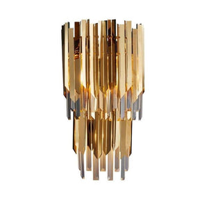 Aria April Gold Plated Crystal Wall Sconce