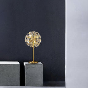 K9 Crystal Dandelion Petal Metals Desk Lamp