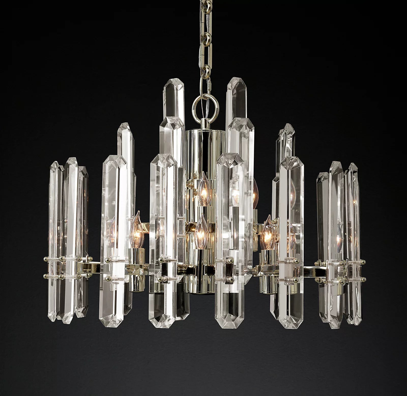 Bonnington Crystal Round Chandelier 24"