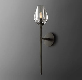 Tulip Double Wall Lamp 30”H (customized)