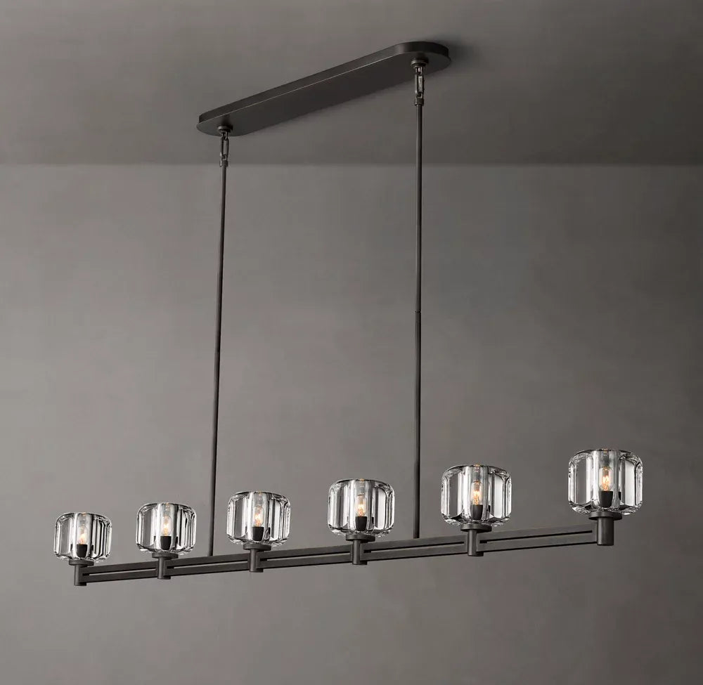 Demaret Double Linear Chandelier 72″