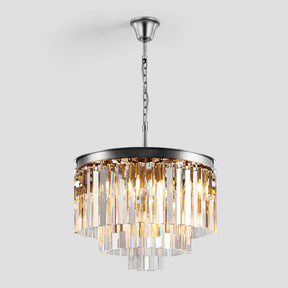 Odeon Crystal Multi-Layer Round Chandelier