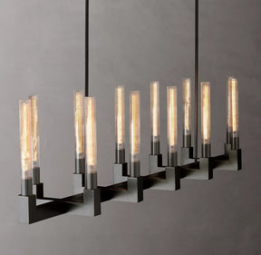 Candlestick Linear Chandelier 67"