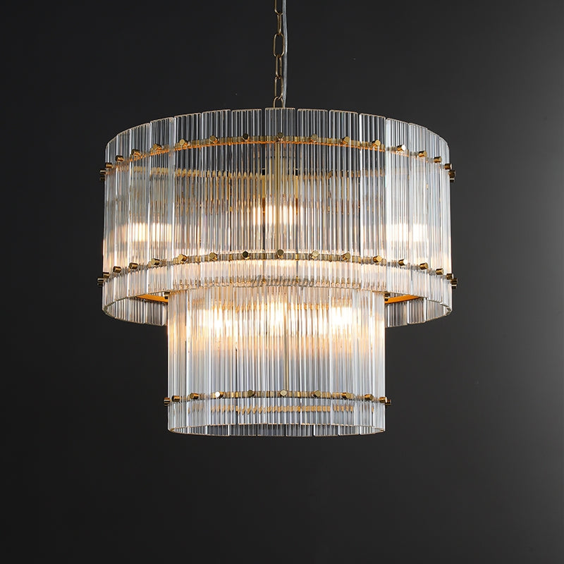 Aria Modern Marcus Two-tier Round Luxury Chandelier