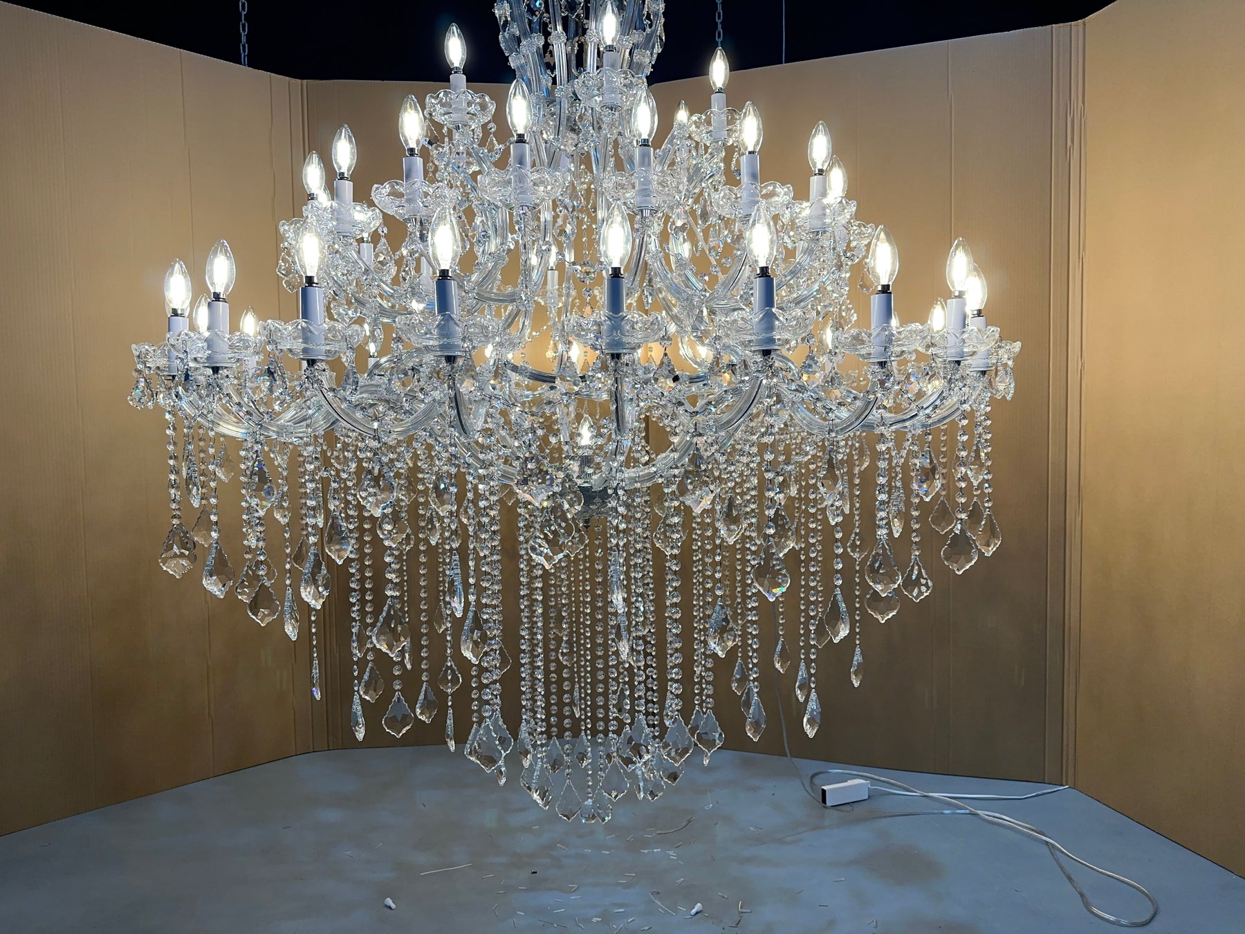 Maria Theresa 49 Light 60" Wide Crystal Chandelier with Clear Royal Cut Crystals