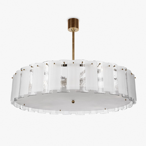 Aria Modern Light Luxury Glacier Glass Chandelier for Living Room/Bedroom/Dining Room