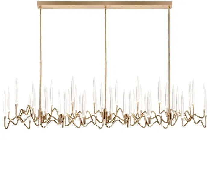 Pezzo Long Chandelier 40"W 59"W 78"W