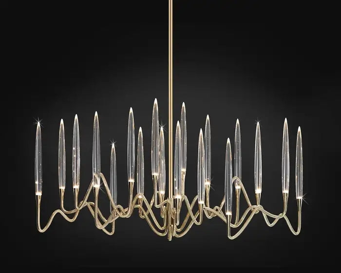 Pezzo Long Chandelier 40"W 59"W 78"W