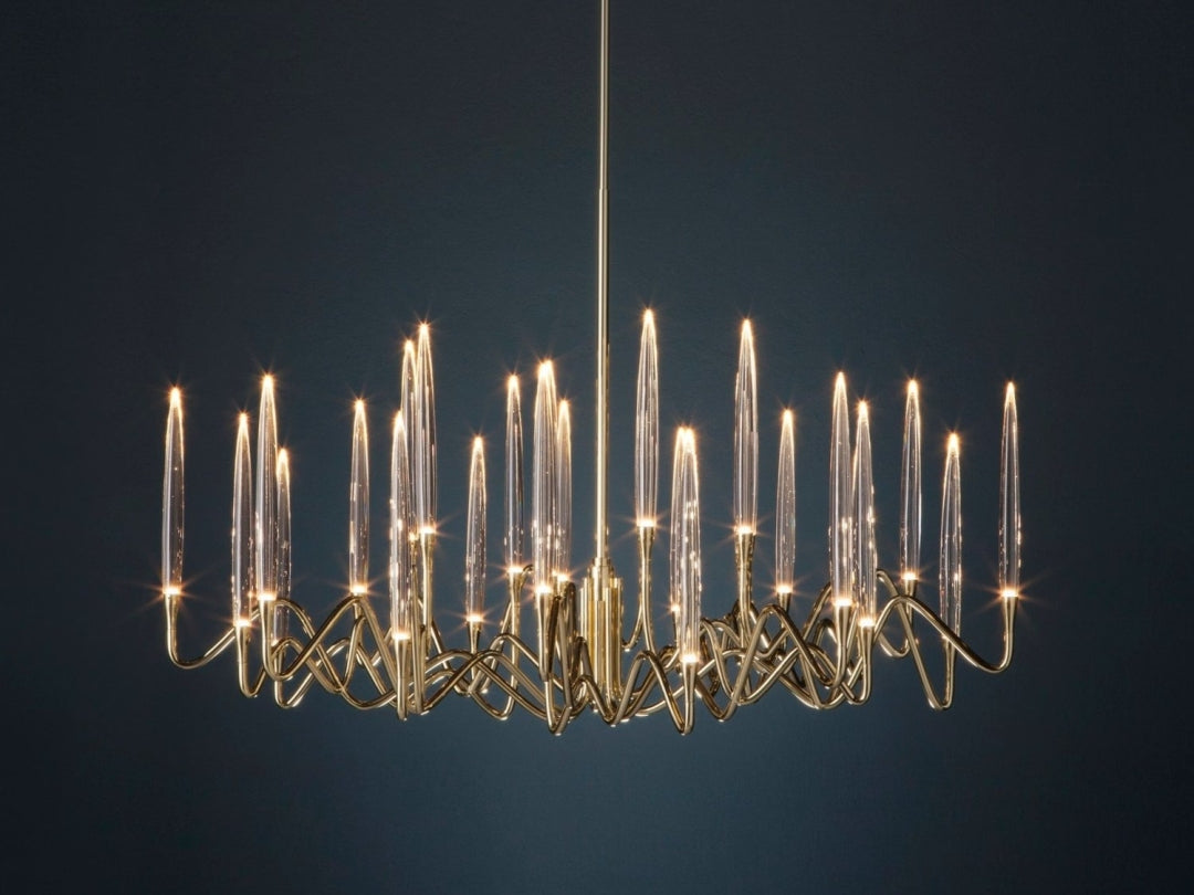 Pezzo Round Chandelier 23"W 33"W 47"W 55"W