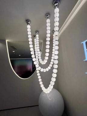 Modern Creative Pearl Necklace Chandelier