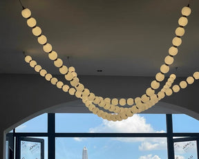 Modern Creative Pearl Necklace Chandelier