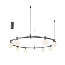 Dining Room/Living Room Round Global Track Light Chandelier