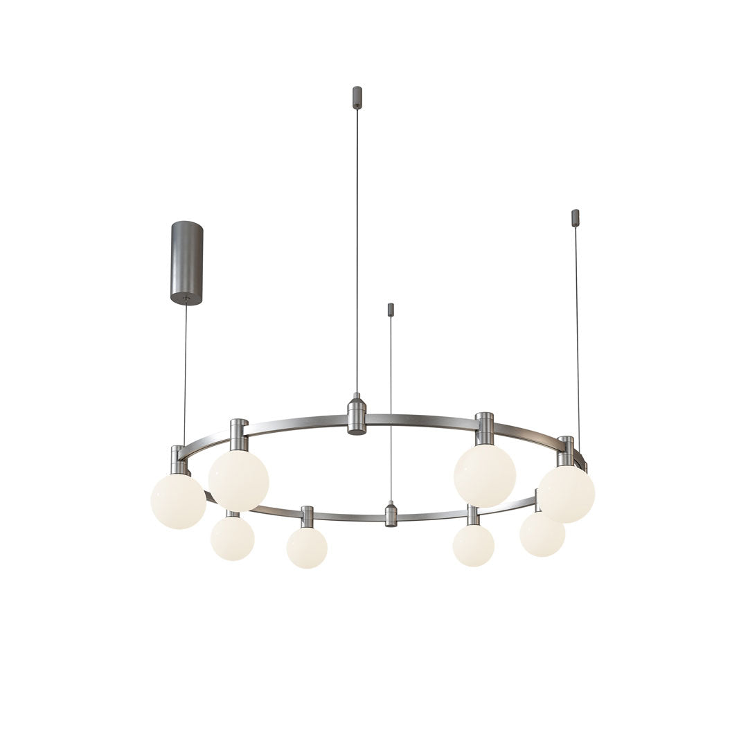 Dining Room/Living Room Round Global Track Light Chandelier