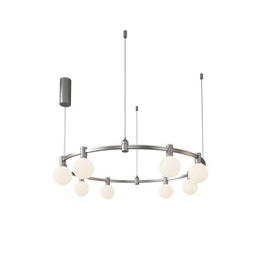 Dining Room/Living Room Round Global Track Light Chandelier