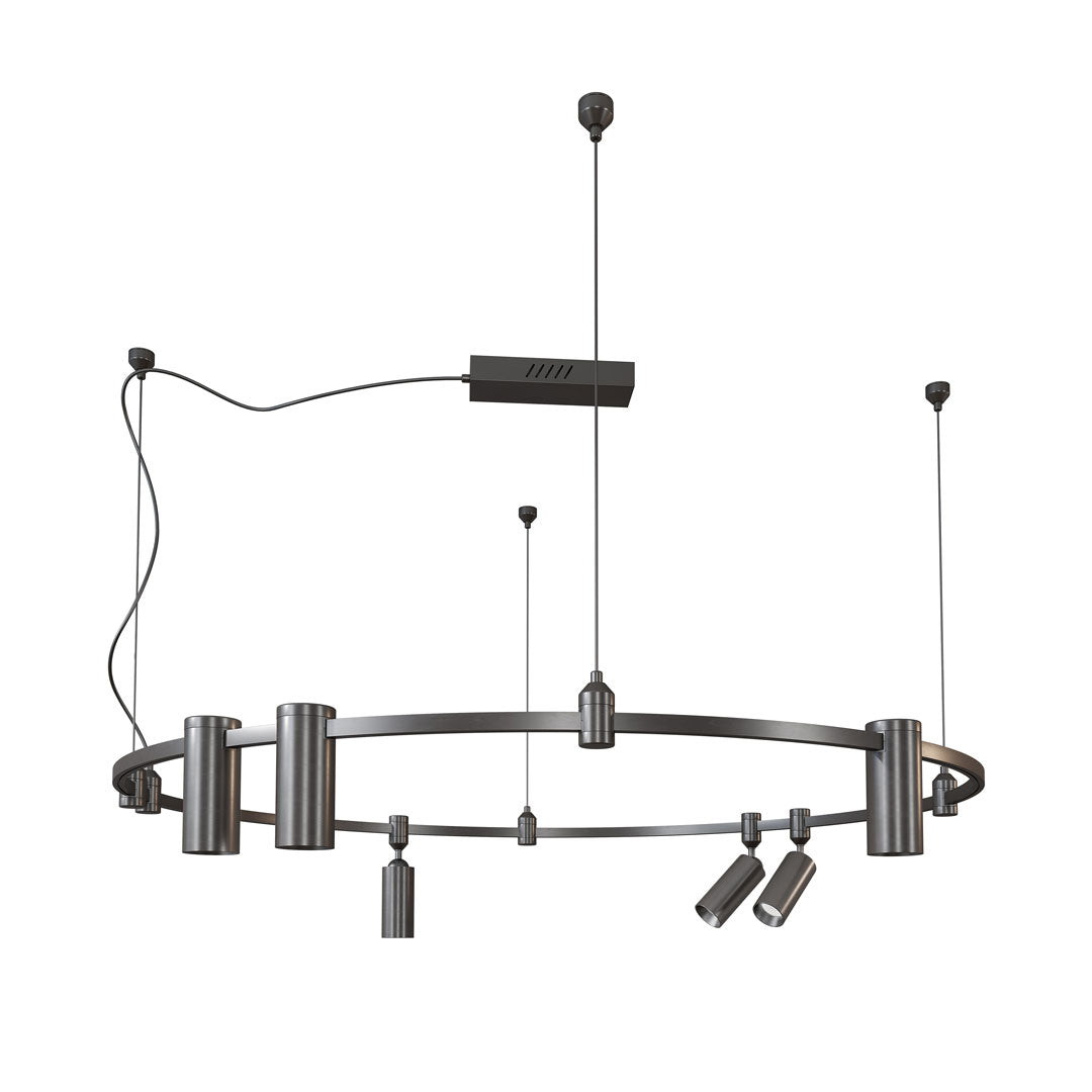 Dining Room/Living Room Round Spot Track Light Chandelier