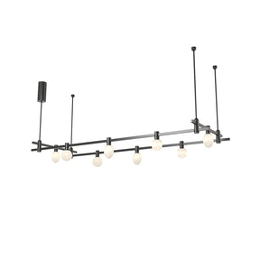 Dining Room/Living Room Rectangle Global Track Light Chandelier